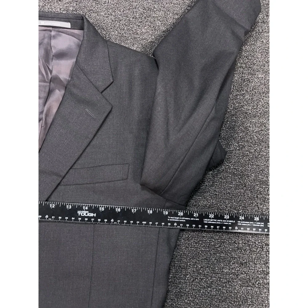Hickey Freeman Suit Men's 41L Pants 33x30‎ Gray Loro Piana Tasmanian Super 130s